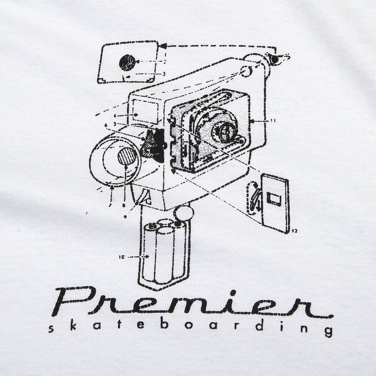Premier - 8mm T-Shirt
Color : White / Black