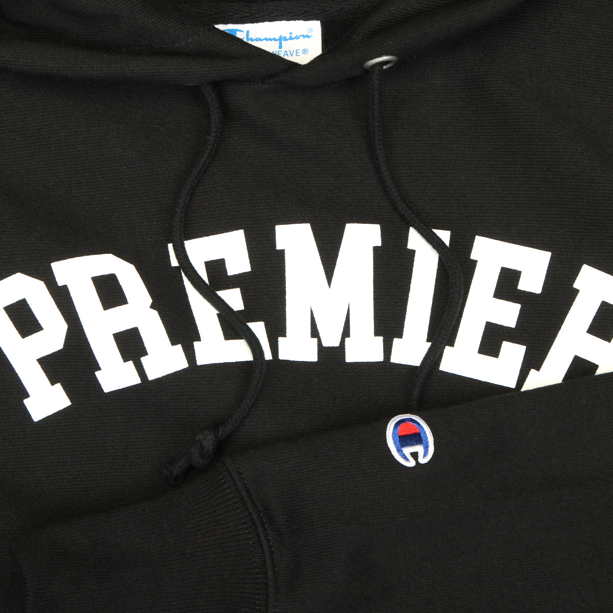 Premier - Collegiate Hoodie
Color : Black / White