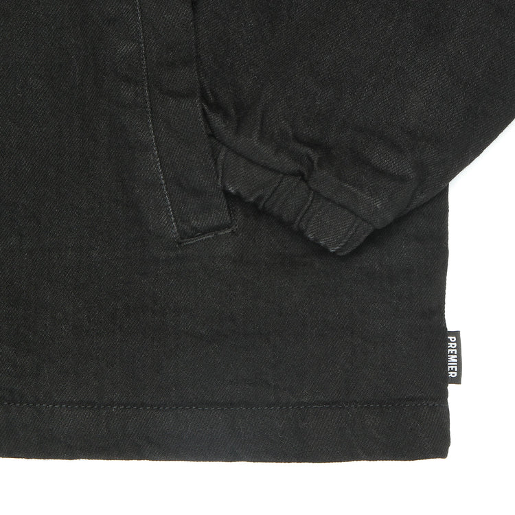 Premier Lined Denim Work Jacket Color : Black