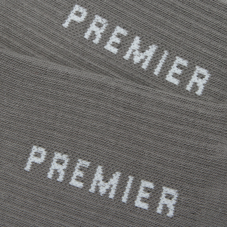 Premier Logo Crew Sock Dark Grey