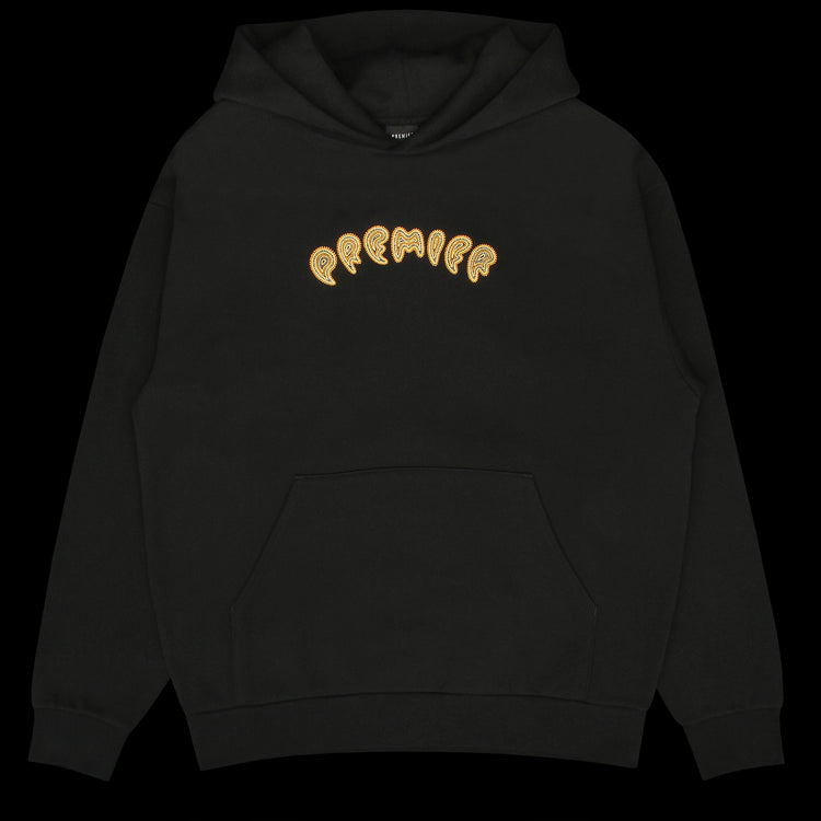 Premier | Paisley Hooded Sweatshirt Color : Black