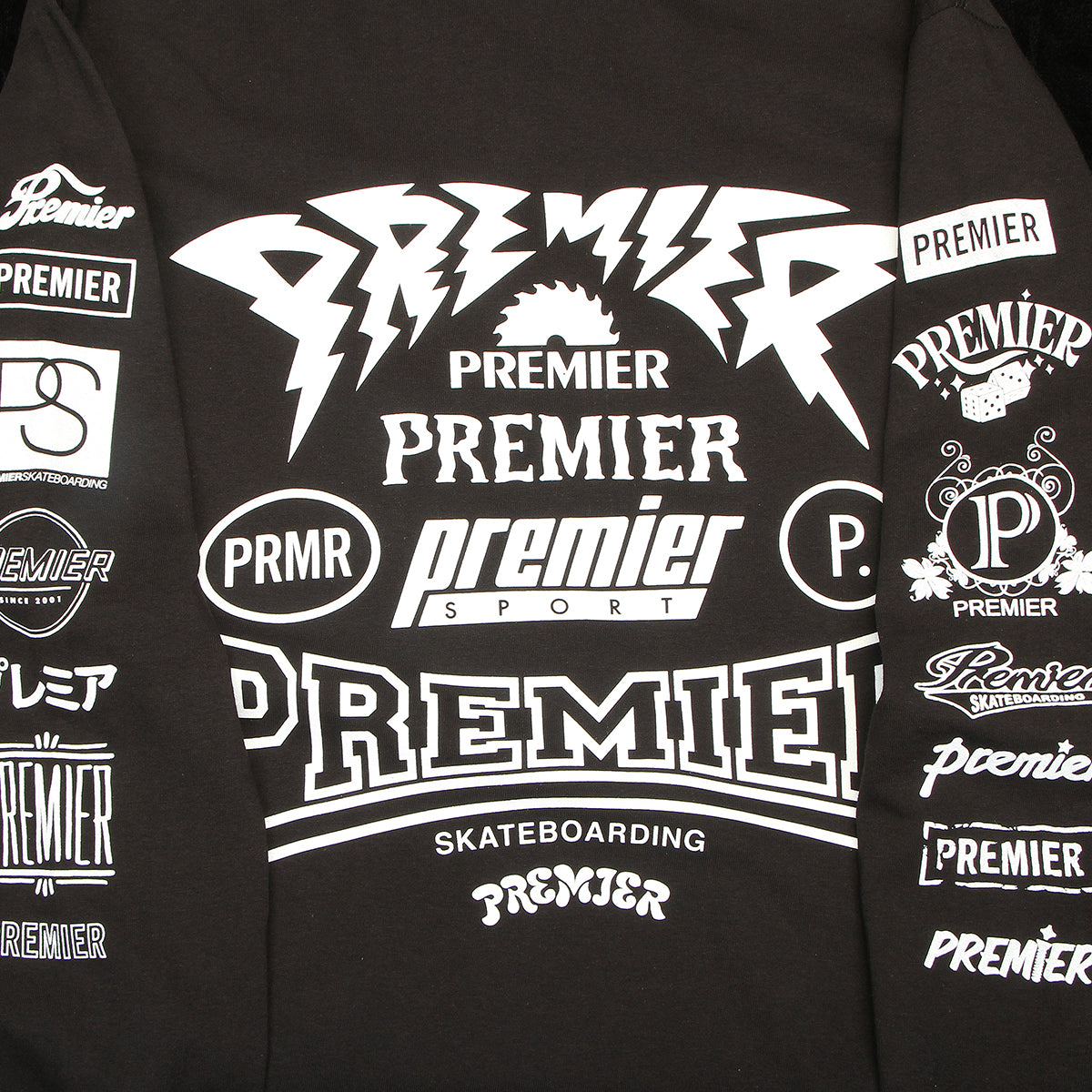 Premier - Sponsored L/S T-Shirt
Color : Black / White