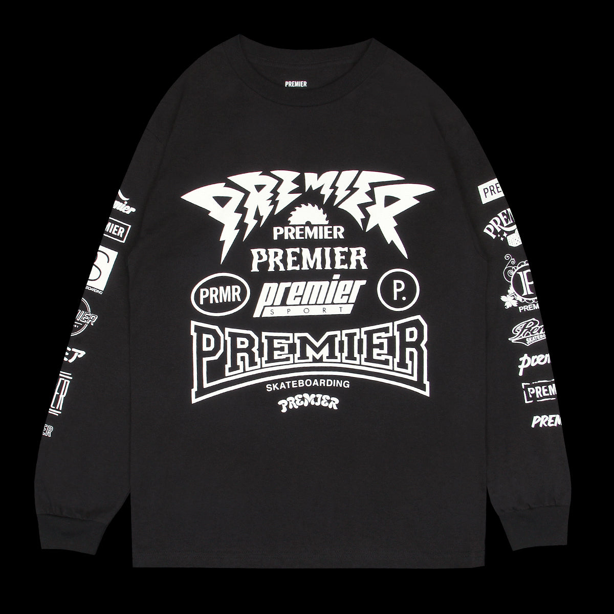 Premier - Sponsored L/S T-Shirt
Color : Black / White