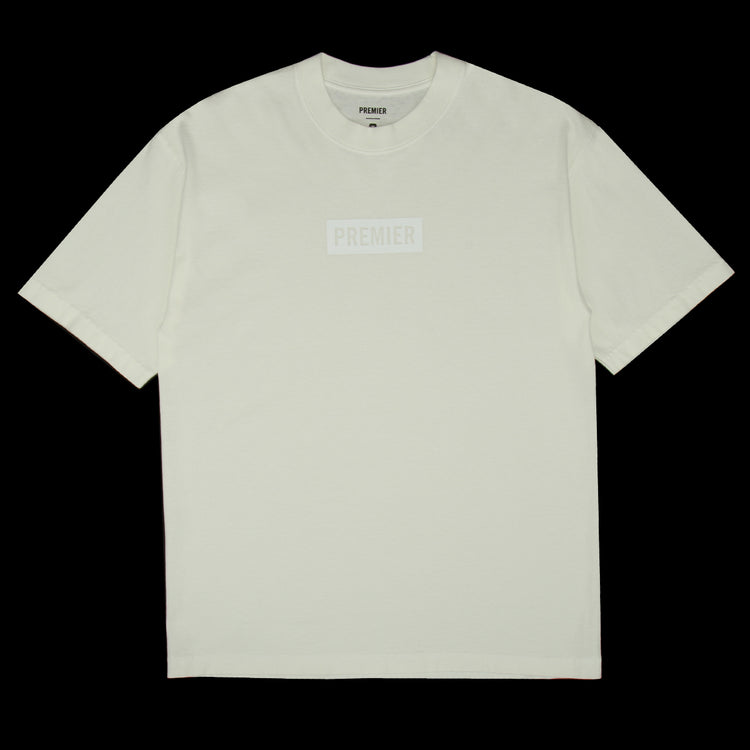 Premier | Tonal Box Logo T-Shirt Off White