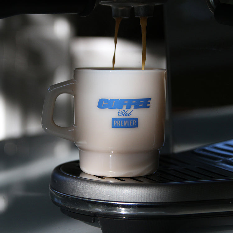 Premier x Coffee Club Glass Mug
Color : Beige