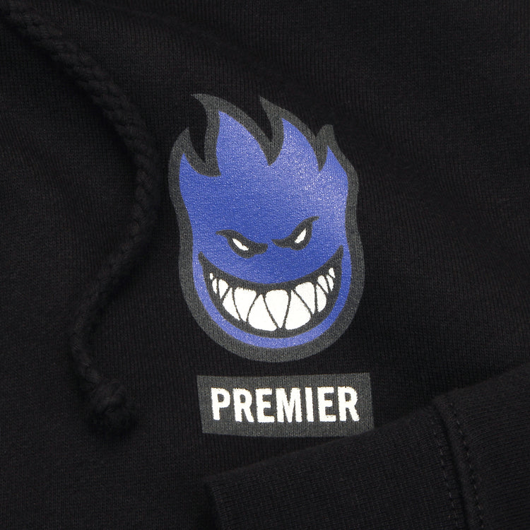Spitfire x Premier - Swirl Hoodie
Color : Black
