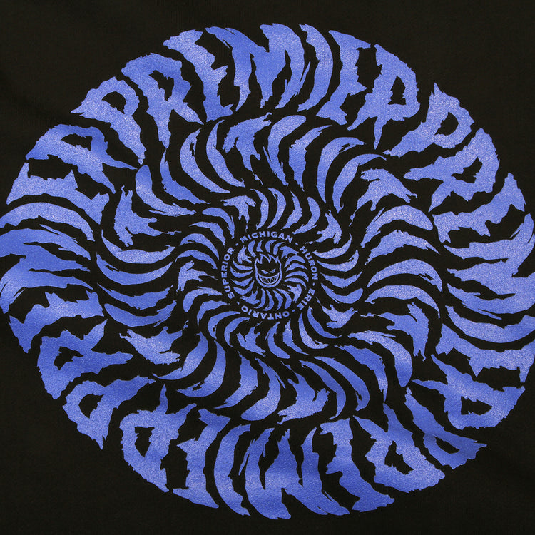 Spitfire x Premier - Swirl Hoodie
Color : Black