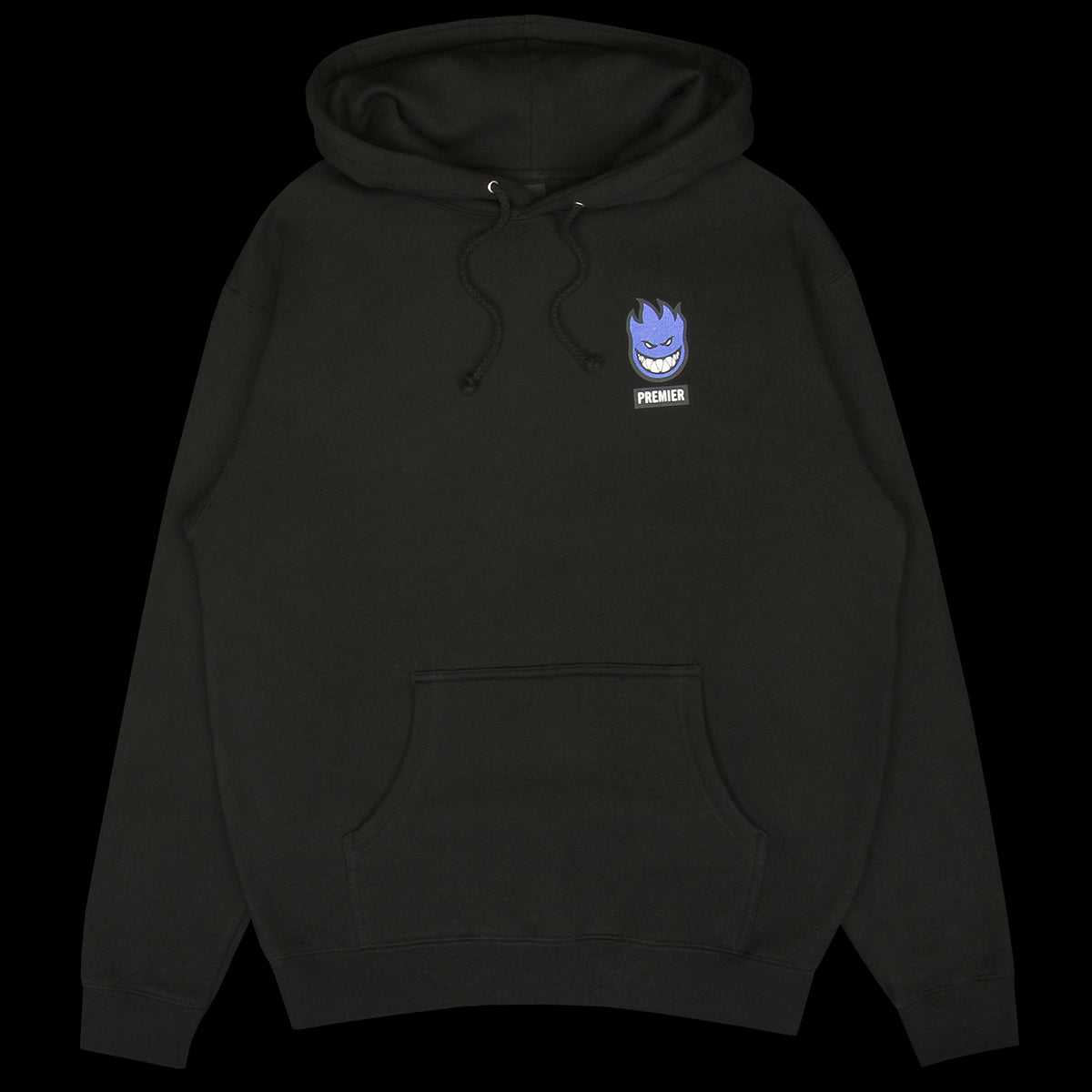 Spitfire x Premier - Swirl Hoodie
Color : Black