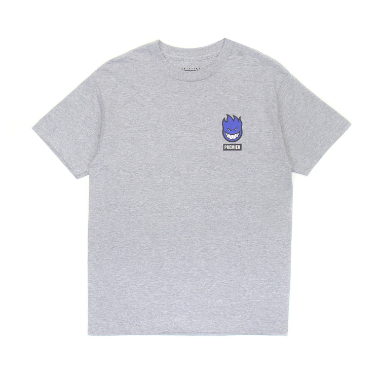 Spitfire x Premier - Swirl T-Shirt
Color : Heather Grey