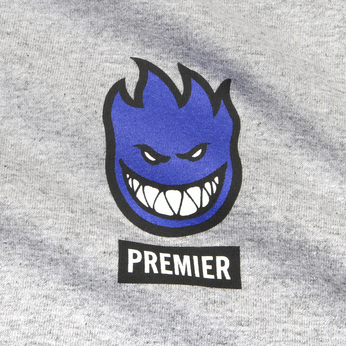 Spitfire x Premier - Swirl T-Shirt
Color : Heather Grey