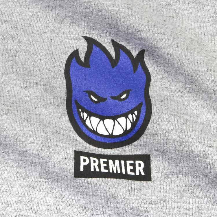 Spitfire x Premier - Swirl T-Shirt
Color : Heather Grey