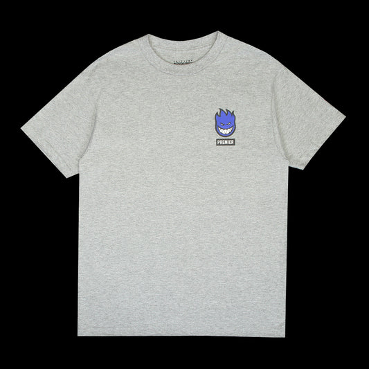 Spitfire x Premier - Swirl T-Shirt
Color : Heather Grey