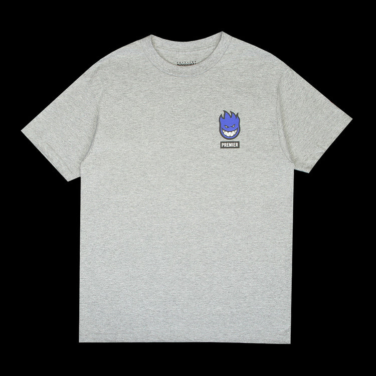 Spitfire x Premier - Swirl T-Shirt
Color : Heather Grey