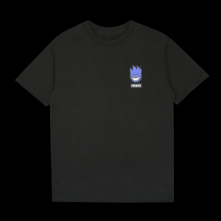 Spitfire x Premier - Swirl T-Shirt
Color : Black