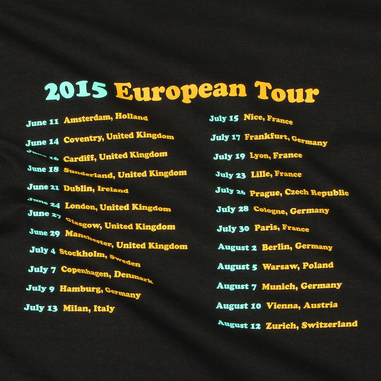 Quartersnacks Euro Tour T-Shirt Black