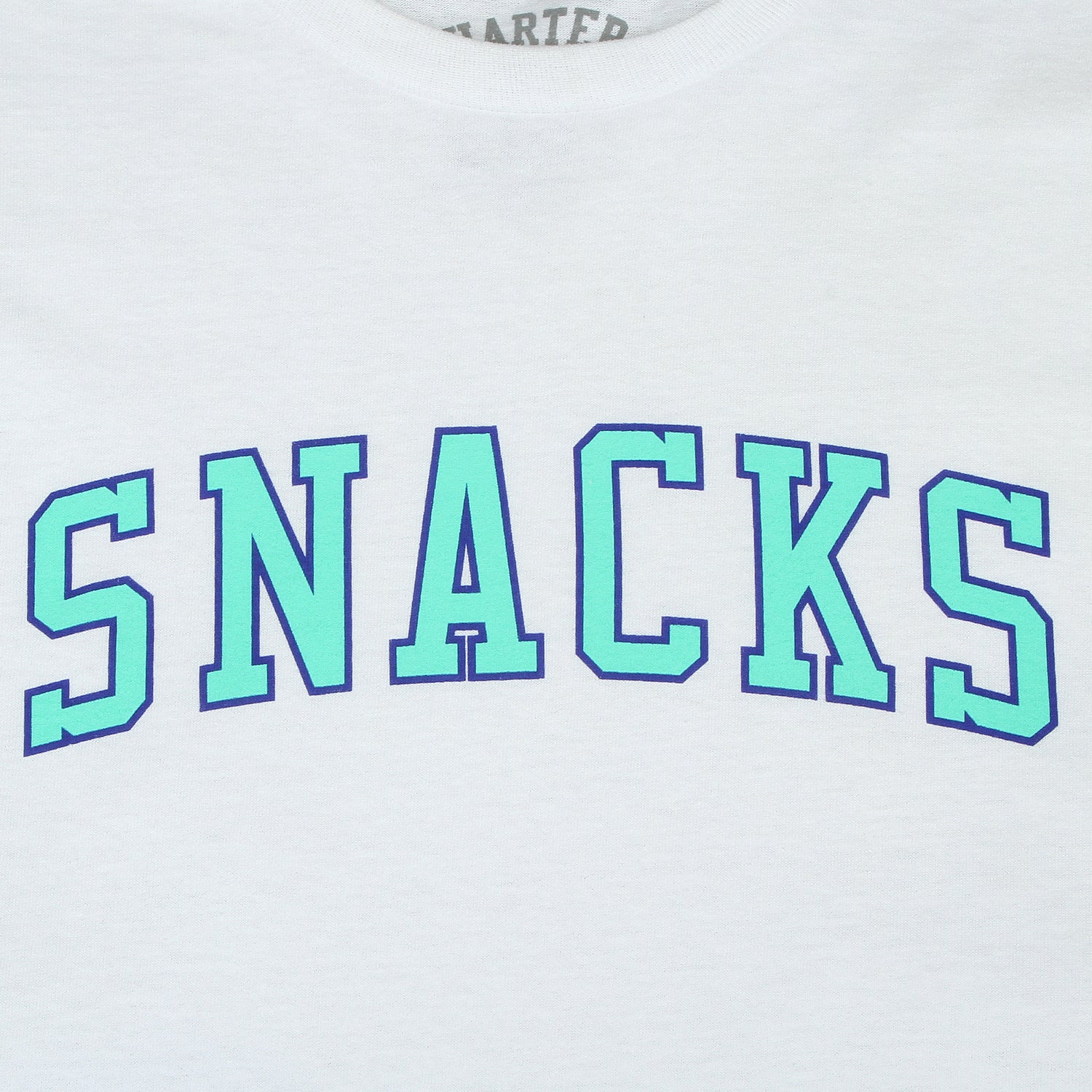 Quartersnacks Snacks Varsity L/S T-Shirt White