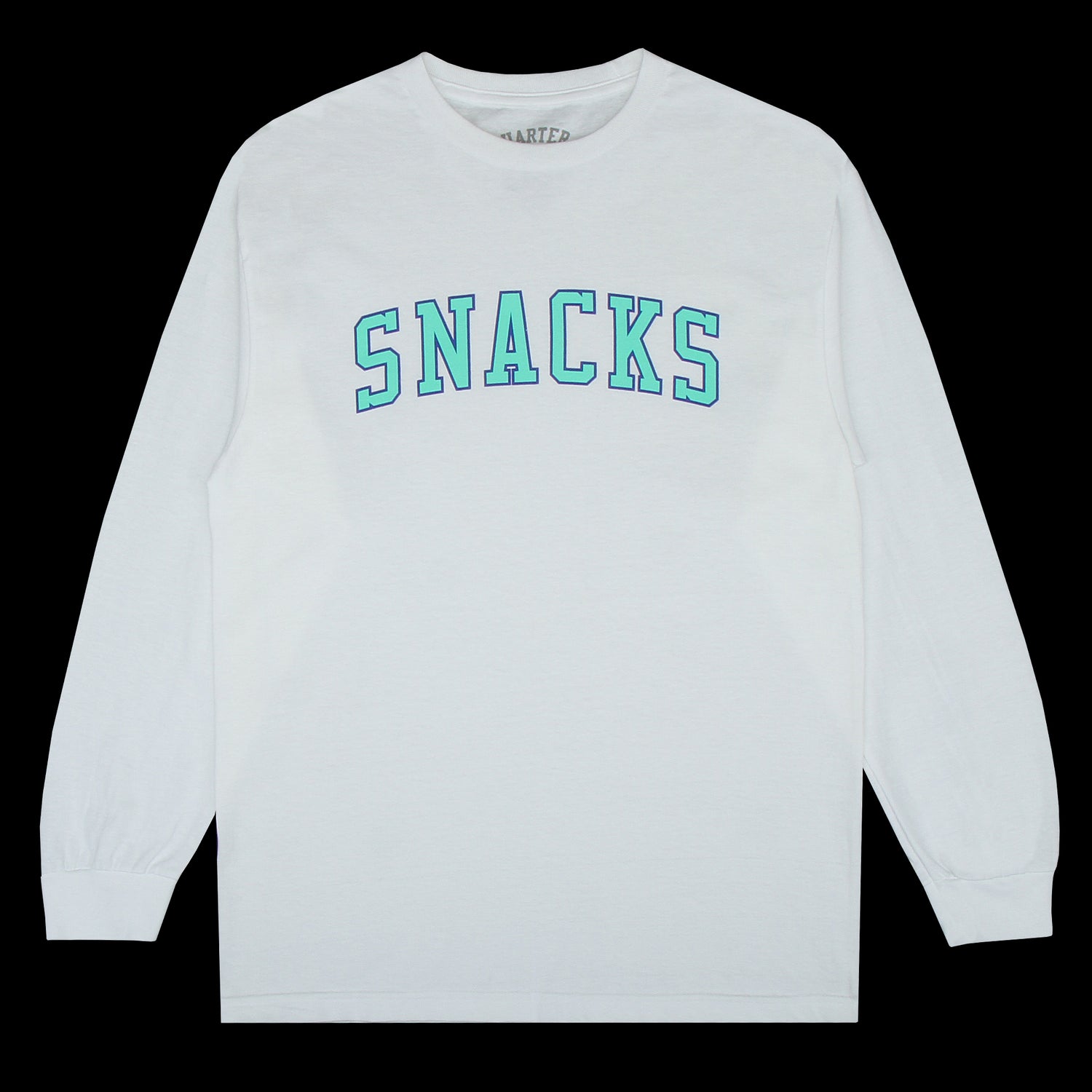 Quartersnacks Snacks Varsity L/S T-Shirt White