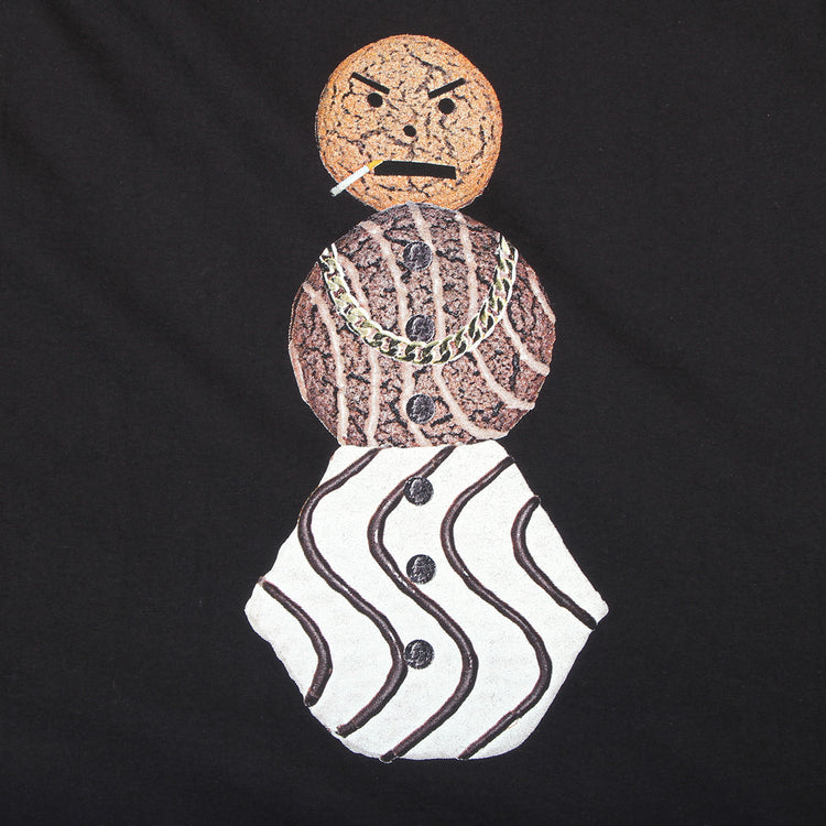 Quartersnacks - Big Snackman T-Shirt
Color : Black