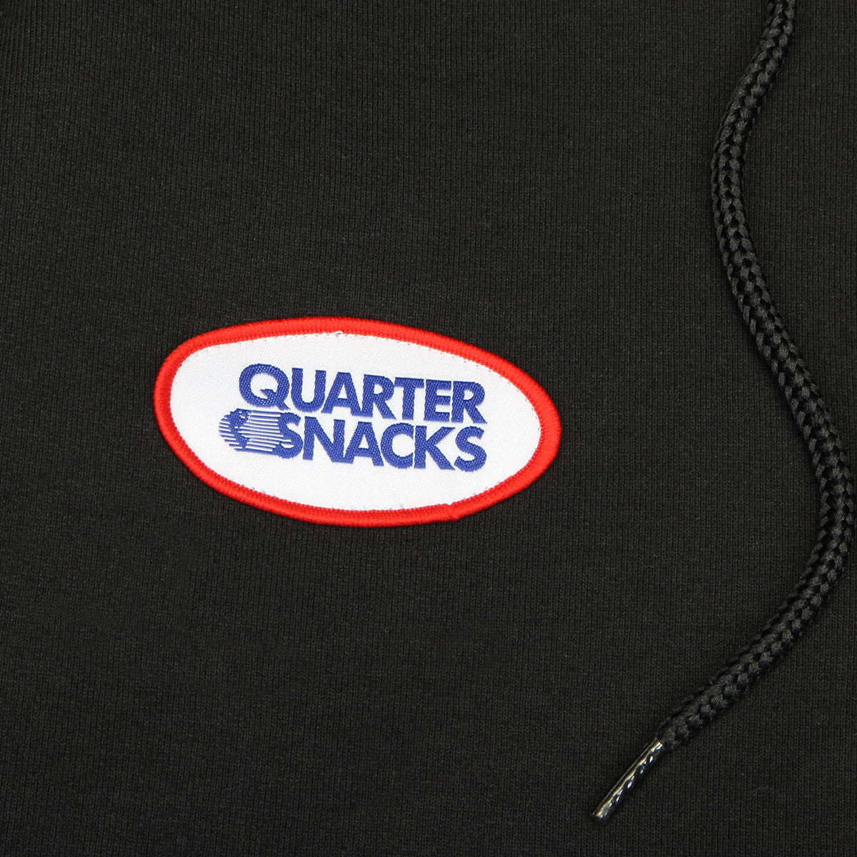 Quartersnacks - Let's Get It Patched Zip Hoodie
Color : Black
