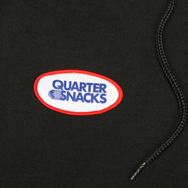 Quartersnacks - Let's Get It Patched Zip Hoodie
Color : Black