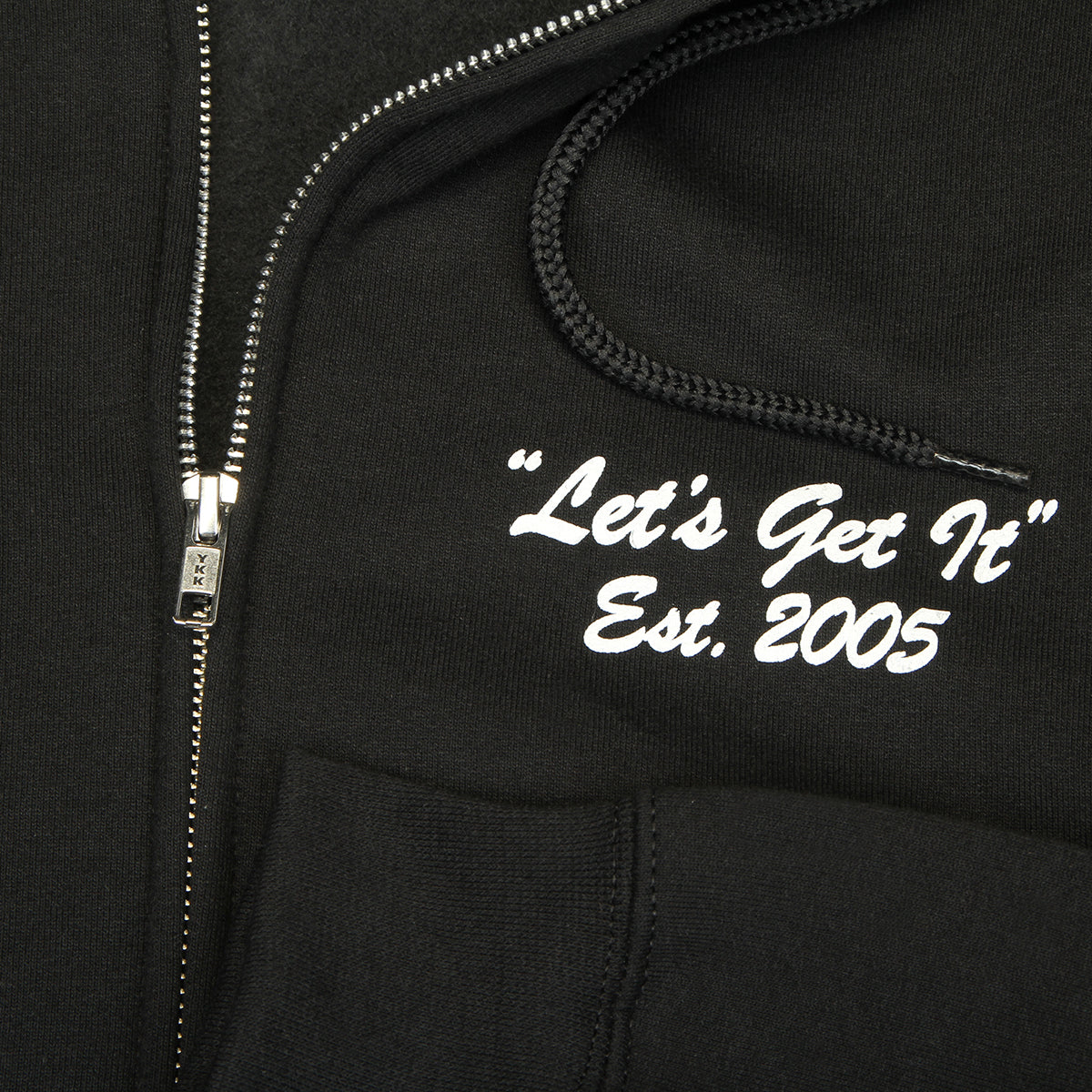 Quartersnacks - Let's Get It Patched Zip Hoodie
Color : Black