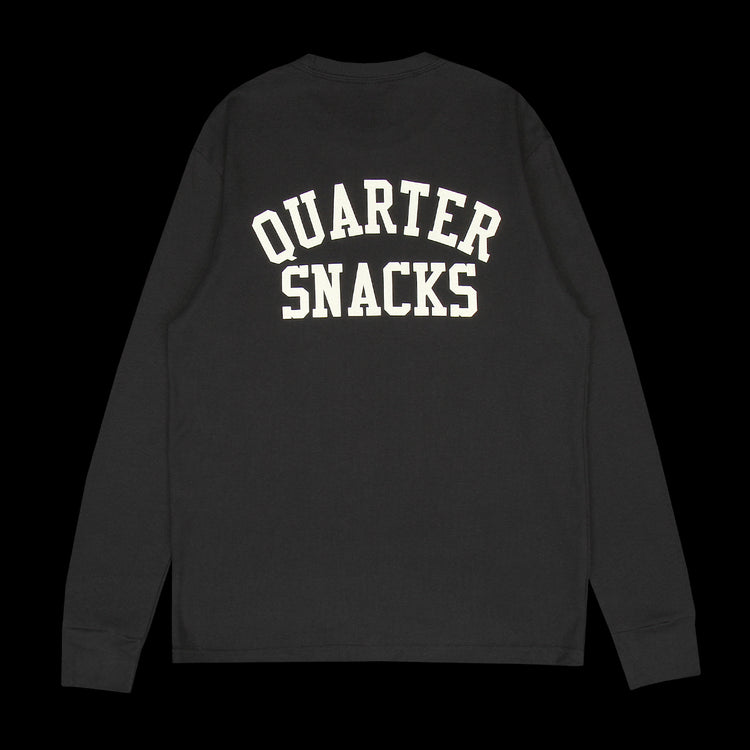 Quartersnacks - Printed Thermal L/S T-Shirt
Color : Black