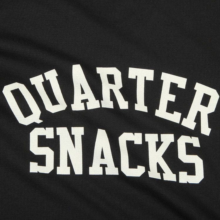 Quartersnacks - Printed Thermal L/S T-Shirt
Color : Black