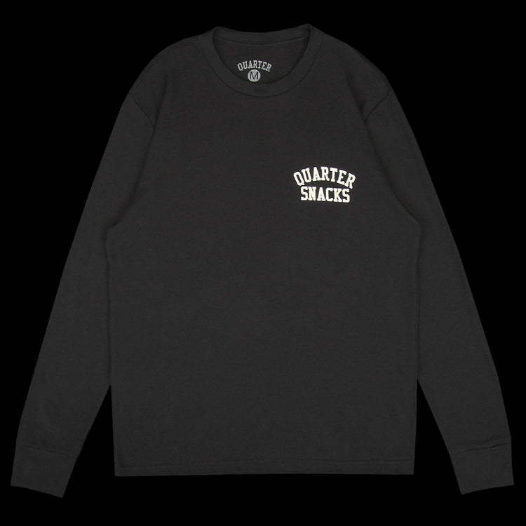 Quartersnacks - Printed Thermal L/S T-Shirt
Color : Black