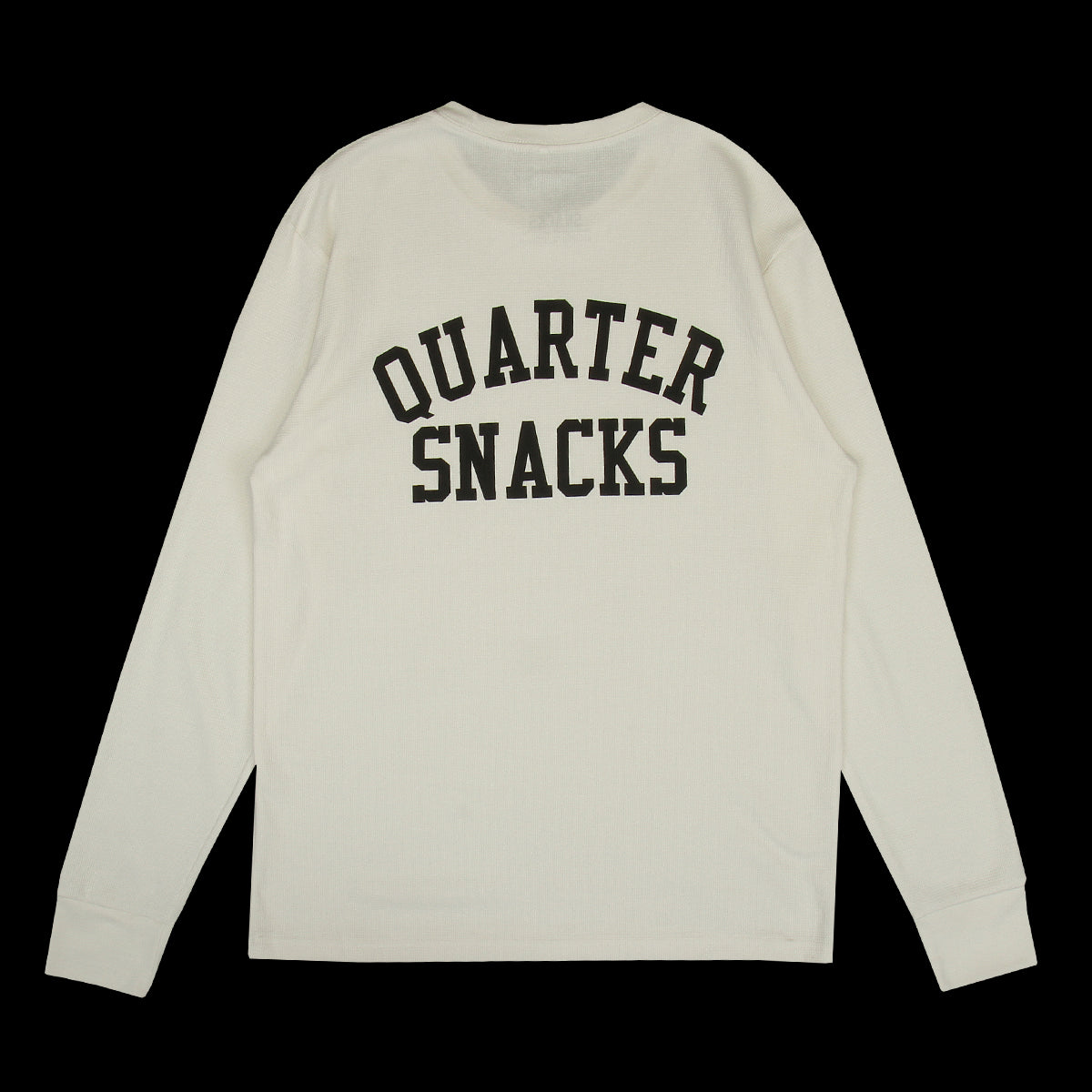 Quartersnacks - Printed Thermal L/S T-Shirt
Color : Bone