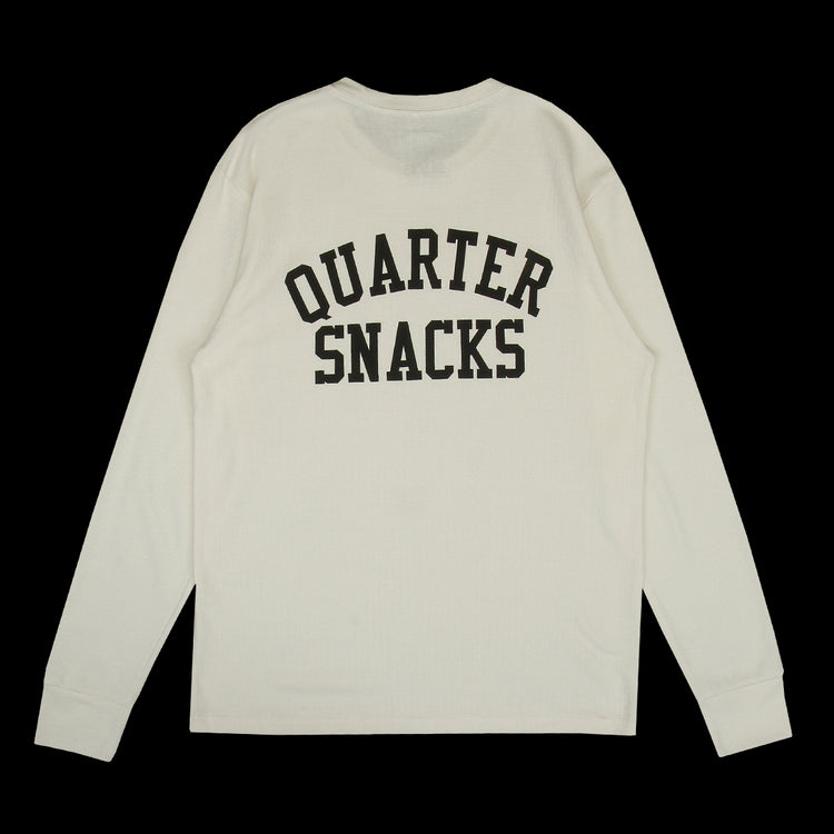Quartersnacks - Printed Thermal L/S T-Shirt
Color : Bone