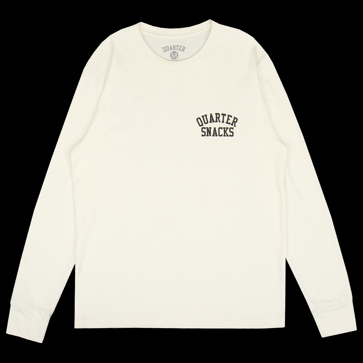 Quartersnacks - Printed Thermal L/S T-Shirt
Color : Bone