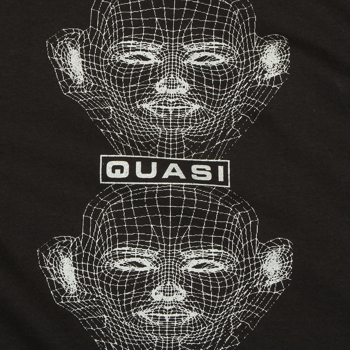 Quasi - Two Face T-Shirt
Color : Black