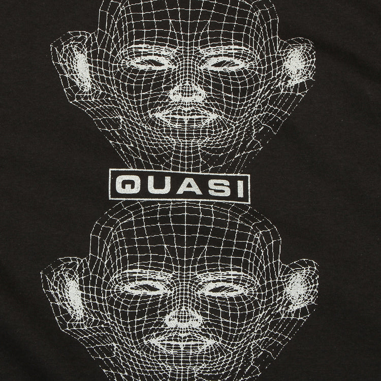Quasi - Two Face T-Shirt
Color : Black
