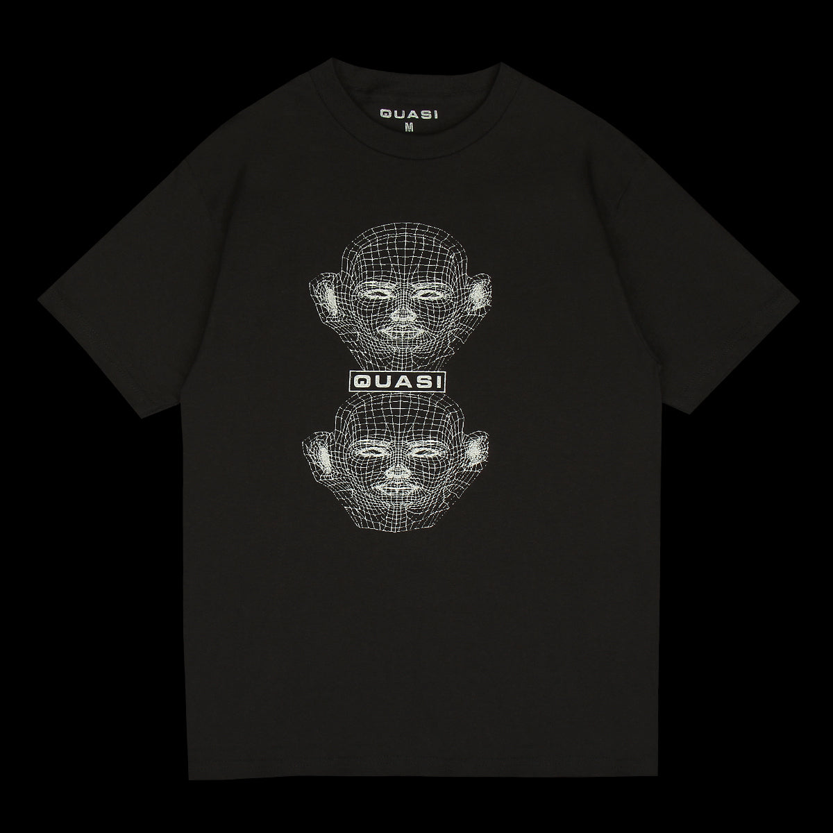 Quasi - Two Face T-Shirt
Color : Black