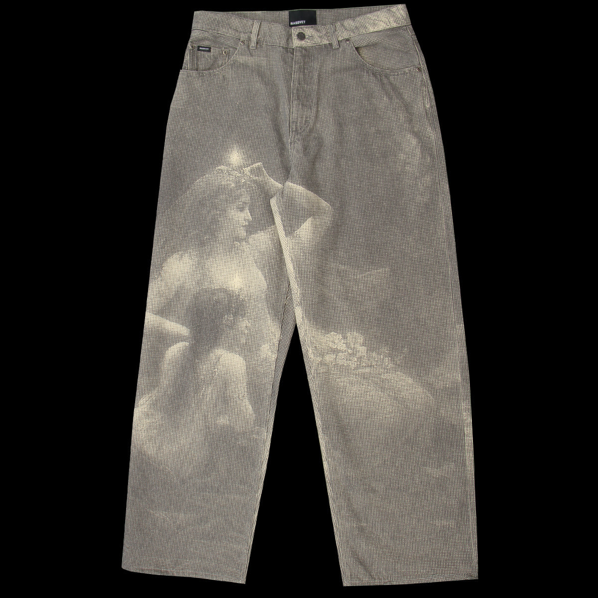 Rassvet - Nymph Baggy Denim Pants
Color : Black