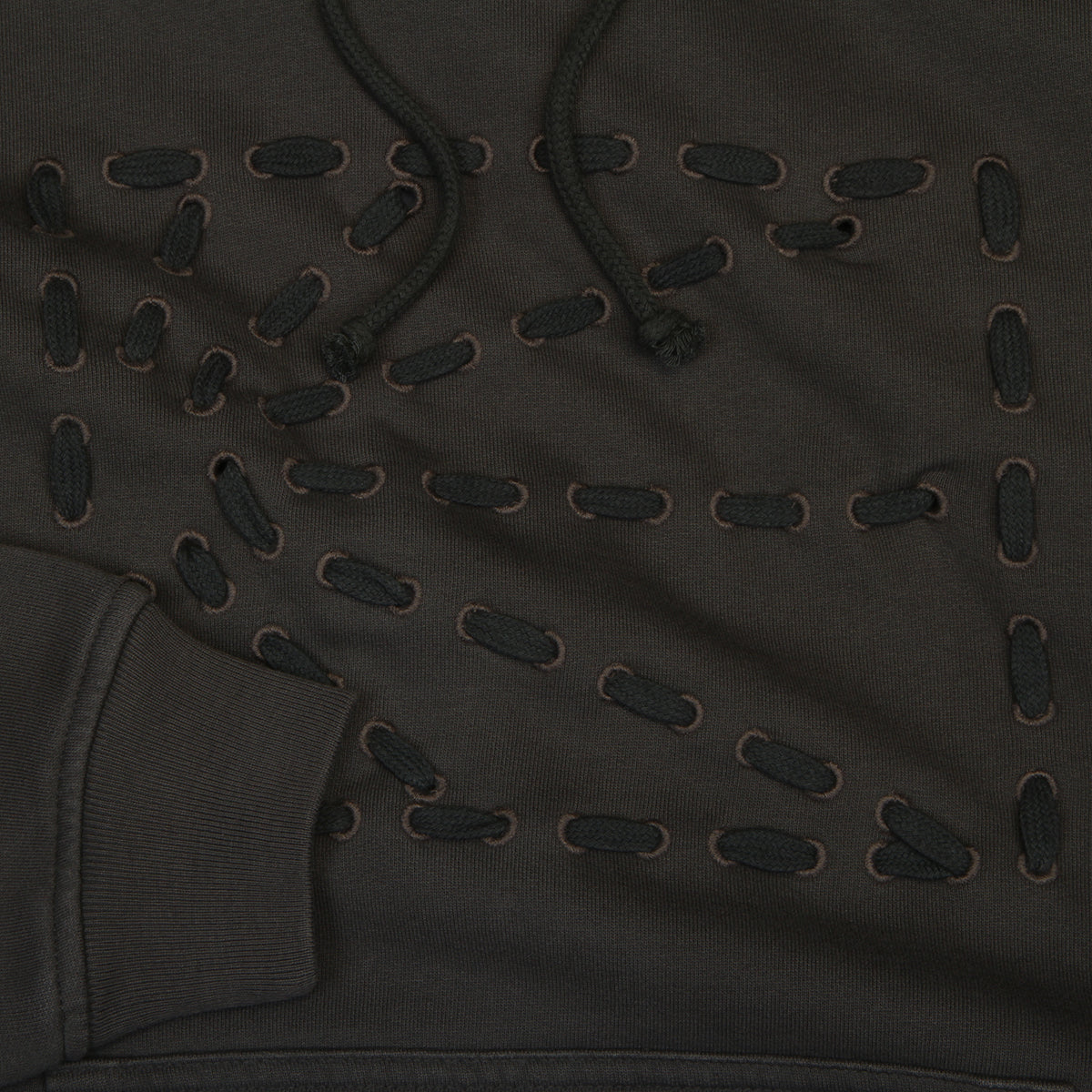 Rassvet - Weave Logo Hoodie
Color : Black
