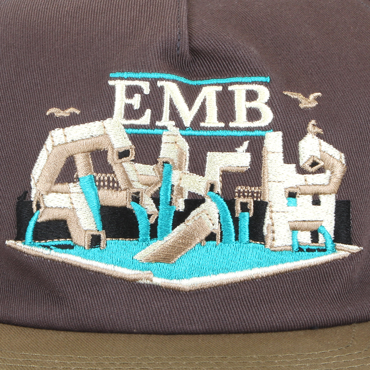 Real - EMB Hat
Color : Charcoal / Tan