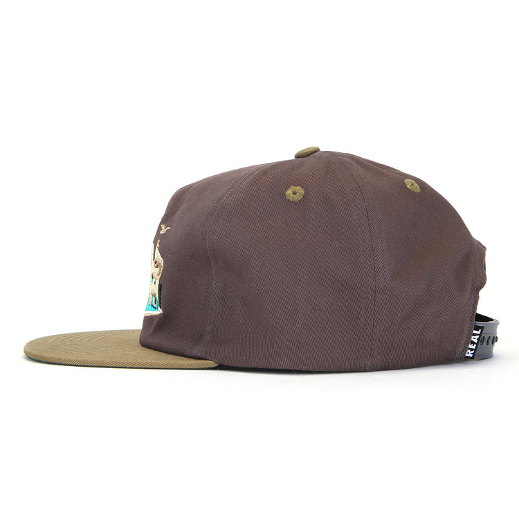 Real - EMB Hat
Color : Charcoal / Tan