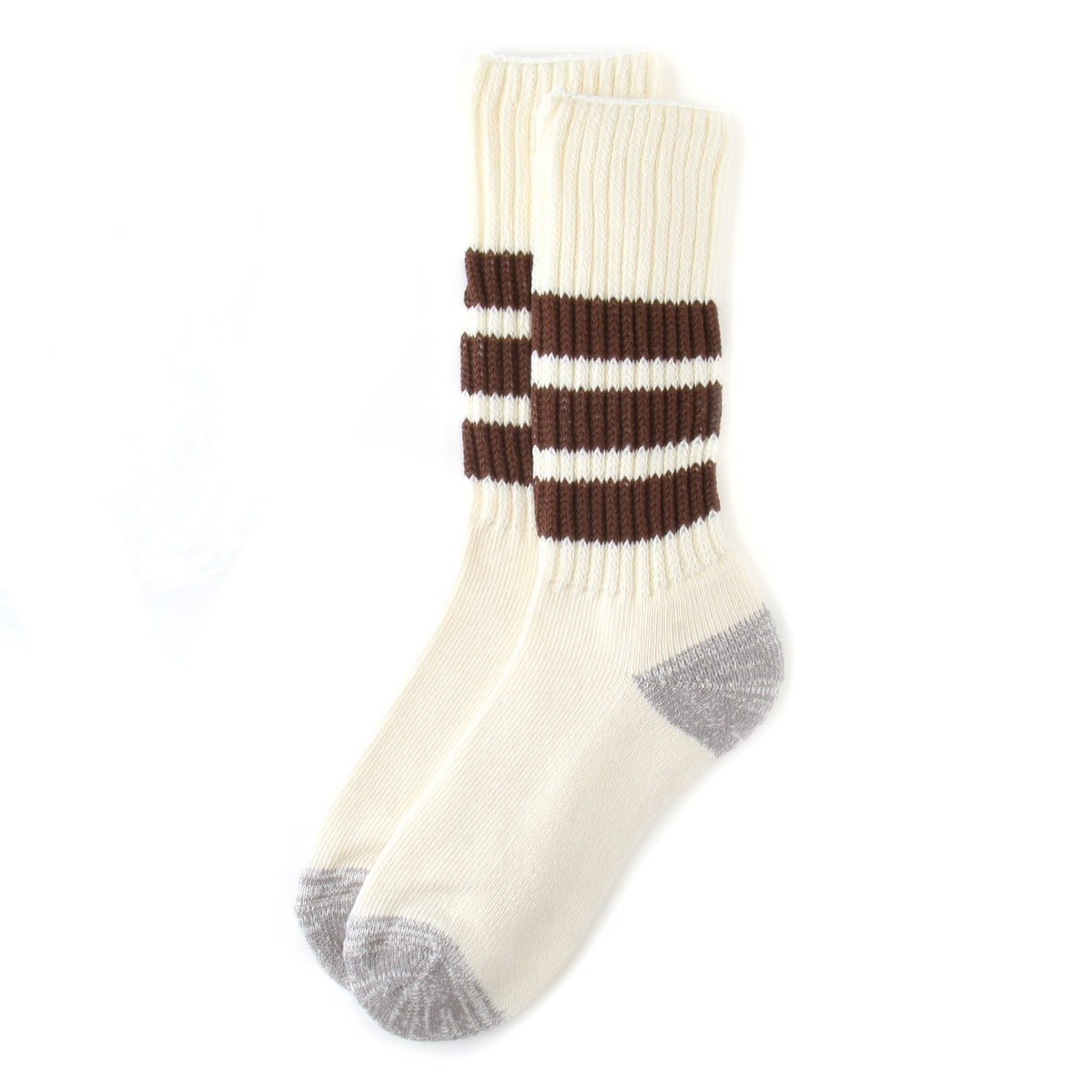 Rototo - Coarse Ribbed Sock
Style # R1255
Color : Brown