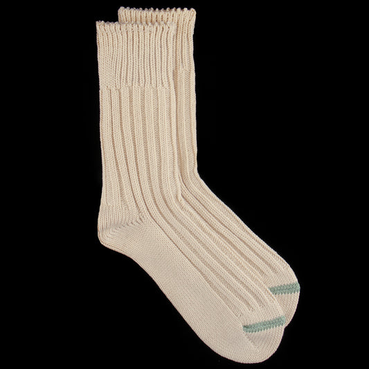 Rototo - Chunky Ribbed Crew Sock
Style # R1523
Color : Raw