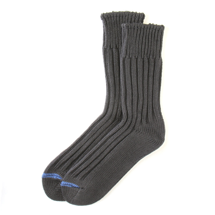 Rototo - Chunky Ribbed Crew Sock
Style # R1523
Color : Charcoal