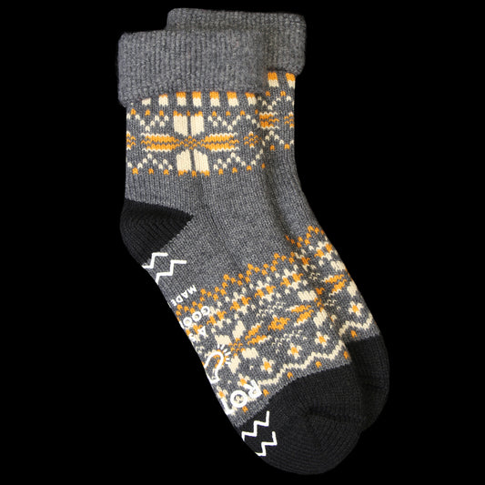 Rototo - Comfy Room Sock
Style # R1624
Color : Dark Gray