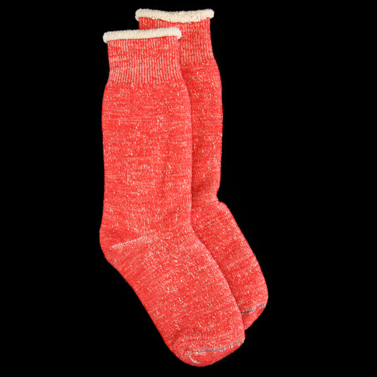 Rototo - Wool Double Face Crew Sock
Style # R1001
Color : Red