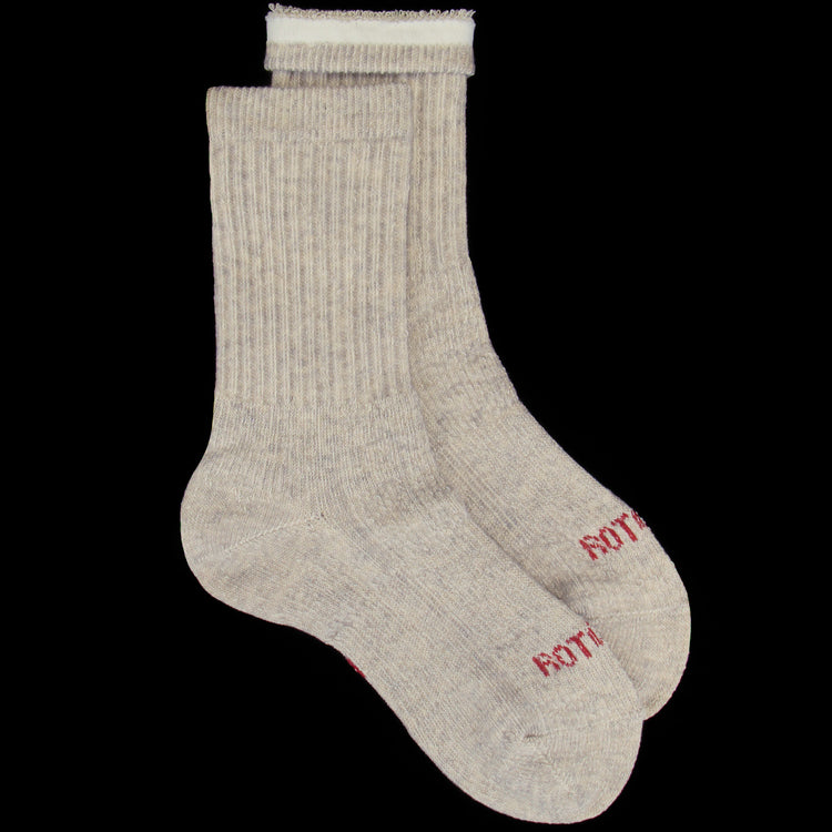 Rototo - Double Face Mini Sock
Style # R1508
Color : Light Gray