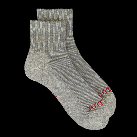 Rototo - Hemp Pile Ankle Sock
Style # R1509
Color : Gray