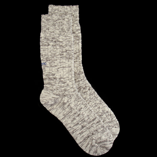 Rototo - Organic Cotton Slub Crew Sock
Style # R1634
Color : Dark Brown