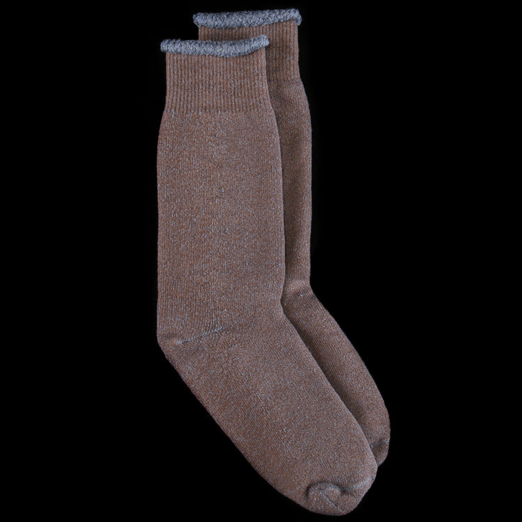 Rototo - Reversible Pile Sock
Style # R1612
Color : Charcoal / Dark Blue