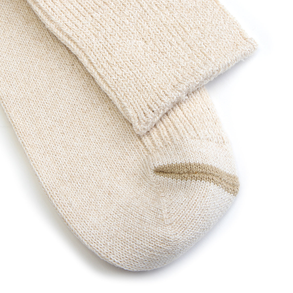 Rototo - Recycled Cotton Ribbed Crew Sock
Style # R1653
Color : Raw