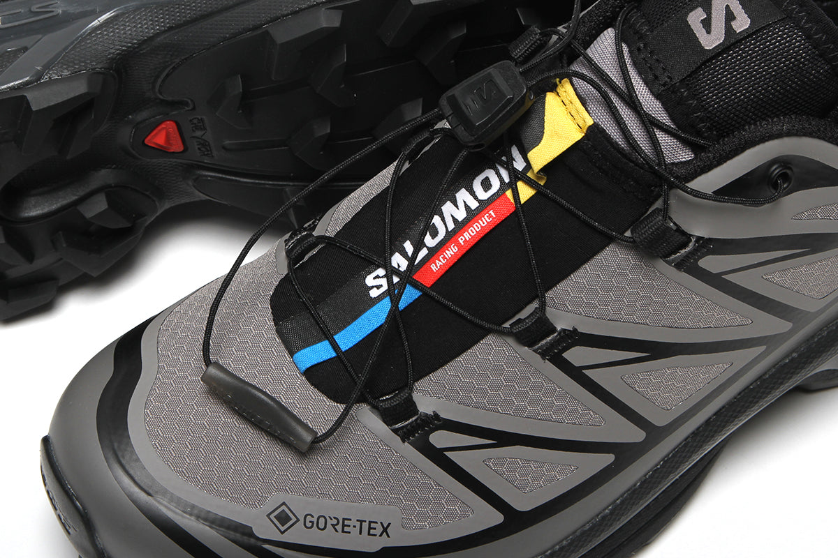 Salomon - XT-6 GTX
Style # L49215400
Color : Black / Cloudburst / Dark Gull Grey