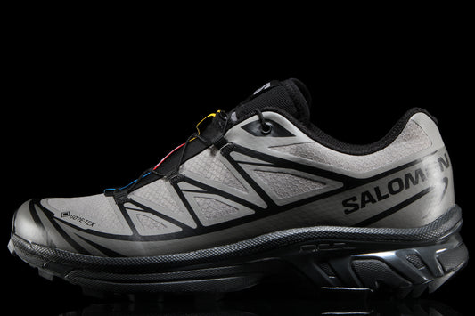 Salomon - XT-6 GTX
Style # L49215400
Color : Black / Cloudburst / Dark Gull Grey